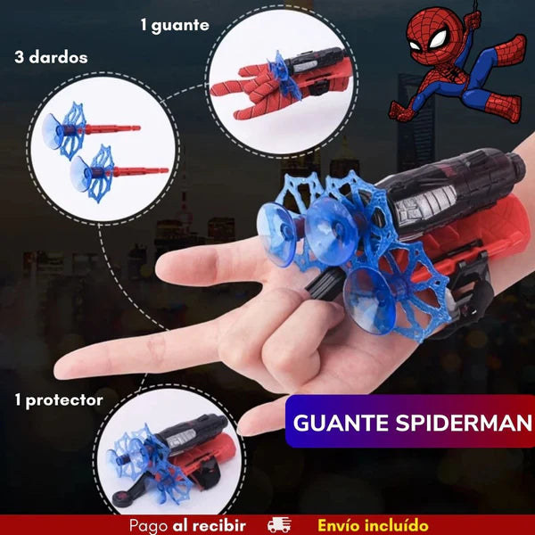 Guante Spiderman Lanza Red Telarana