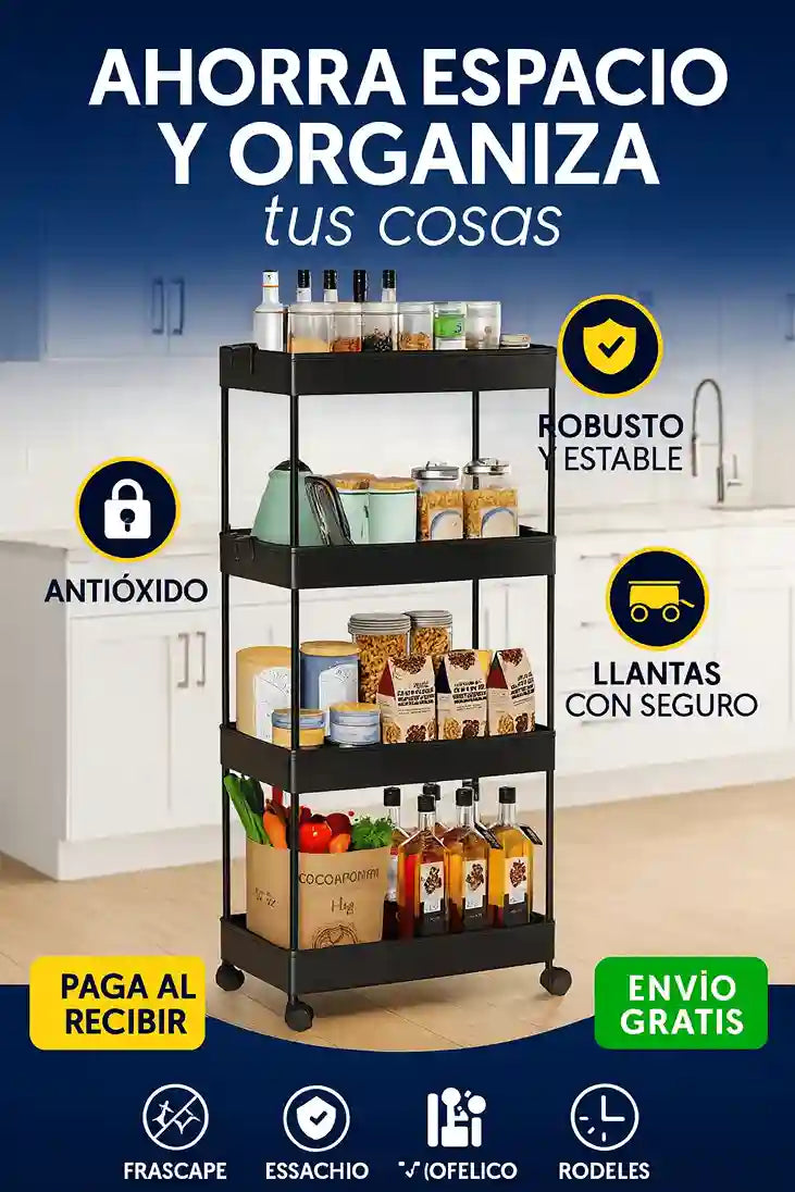 Carro Organizador 4 Niveles