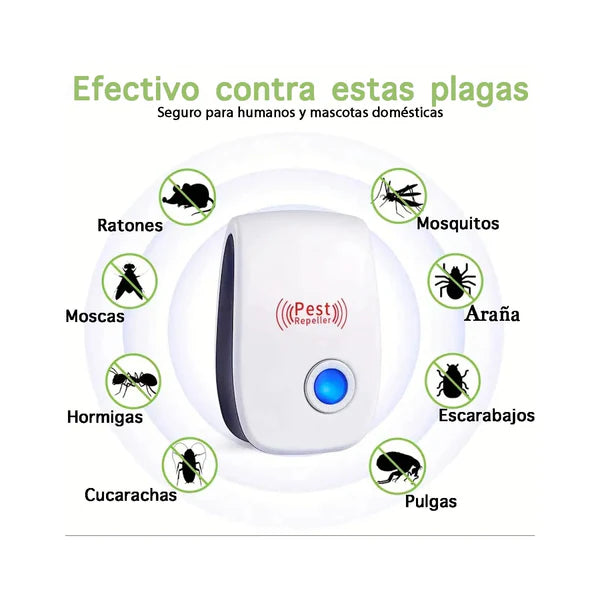 Repelente Ultrasónico Antiplagas SmartGuard™. OFERTA 2x1