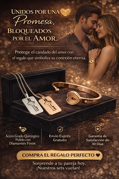 Set de Promesa en Llave y Corazón