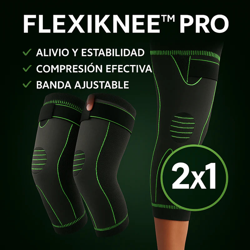 FlexiKnee™ PRO – Compresión y Alivio Total. OFERTA 2x1
