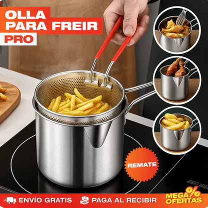 Olla Profesional para Freir Antisalpicadura - MealPRO™