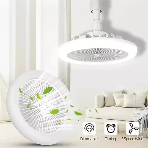 Ventilador Con Luz Y Control