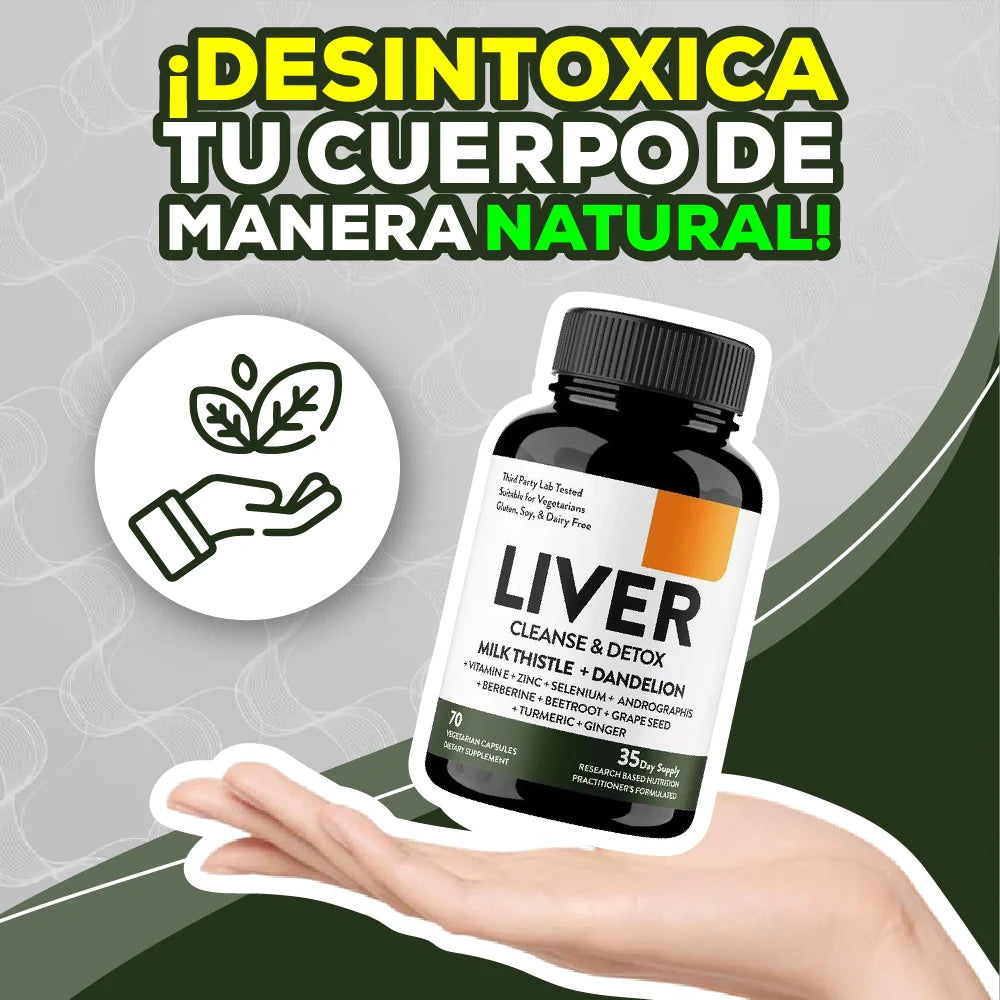 Cápsulas Naturales Herbolarias - LiverCleanse™