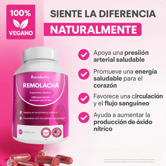 Beetroot™ – Cápsulas con Extracto de Remolacha