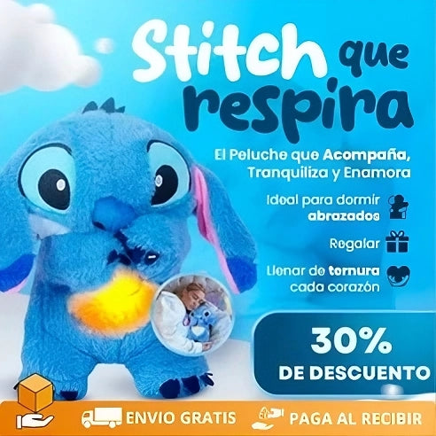 Peluche Stitch que Respira – El regalo que abraza, calma y acompaña
