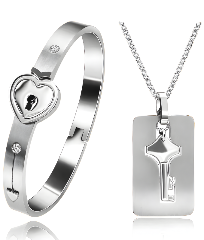 Set de Promesa en Llave y Corazón