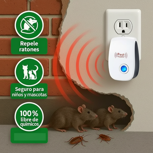 Repelente Ultrasónico Antiplagas SmartGuard™. OFERTA 2x1